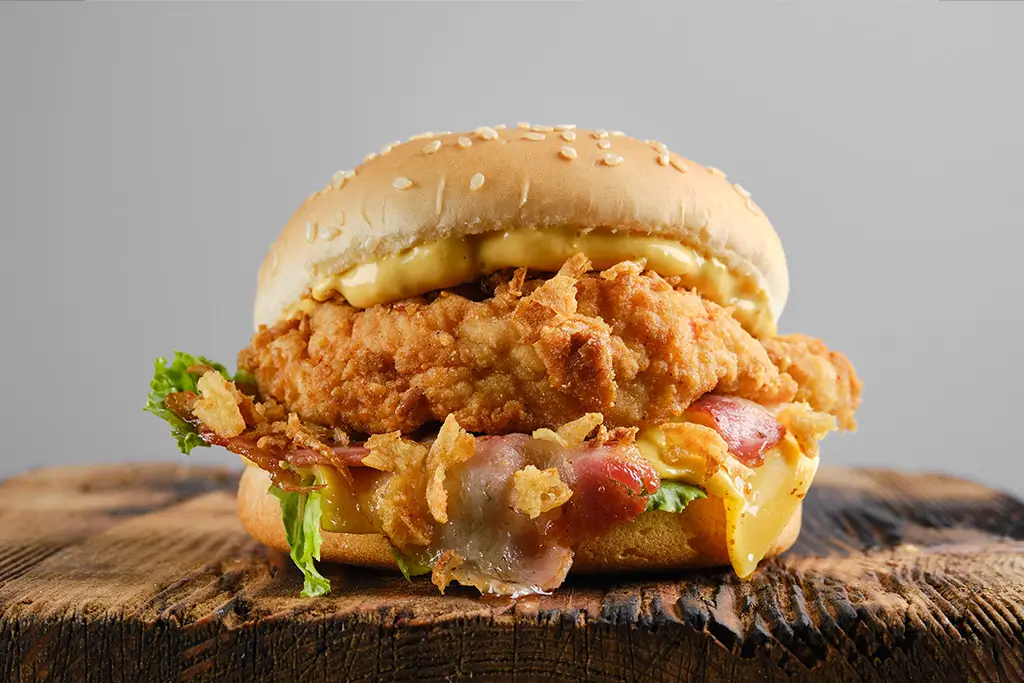 Loaded Crispy Chicken Burger